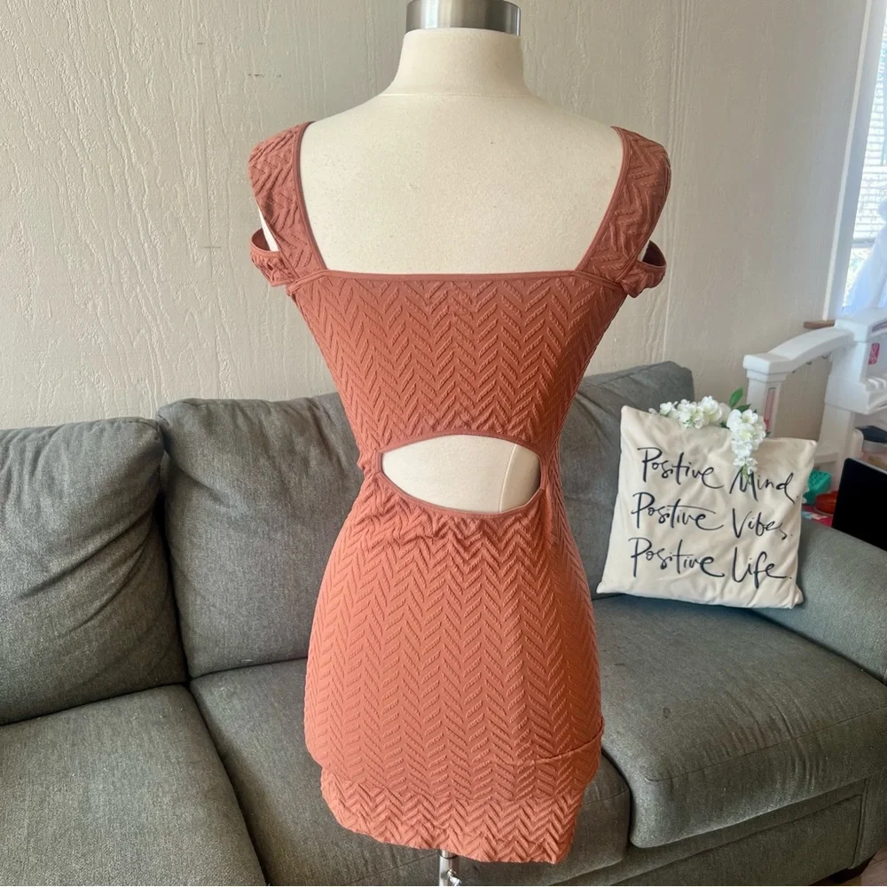 FP Intimately Rust Bodycon Dress - Picture 6 of 10